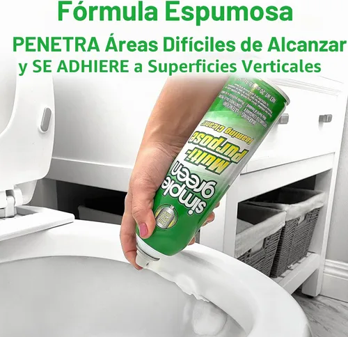 Vista 2 de Simple Green Limpiador en aerosol espumoso multiusos, limpieza y desengrasante multiusos, 20 onzas (paquete de 2)