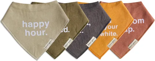 Vista 2 de Denver James Bandana de alimentación babero bebé I algodón orgánico suave I Fleece Back