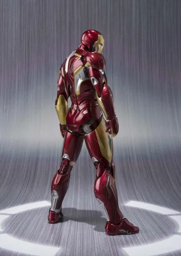 Vista 3 de Figuras de Avengers SH, Iron Man Mark 45, de alrededor de 6.10 pulgadas ABS U0026 PVC u0026, fundido a presión, figura de acción pintada por Bandai