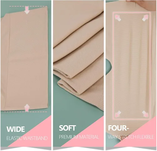 Vista 7 de +MD Leggings adelgazantes de compresión de cintura alta para mujer