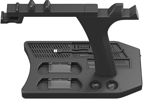 Vista 7 de Skywin PS4 Controller Charger Station - Showcase Cool Charge and Display your PSVR Accessories - Compatible with Playstation PS4 Cooling station PS4