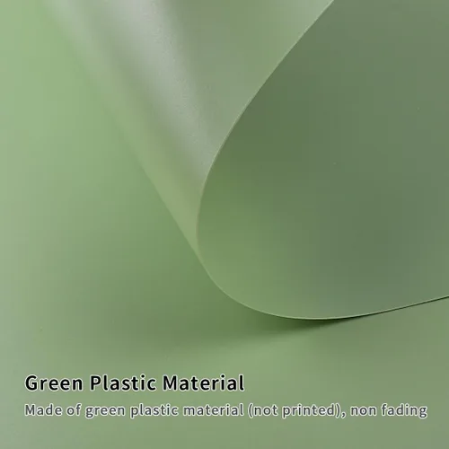 Vista 4 de Juego de 6 manteles individuales de plástico verde salvia, lavables para mesa de comedor, exteriores, interiores, impermeables, estilo primavera