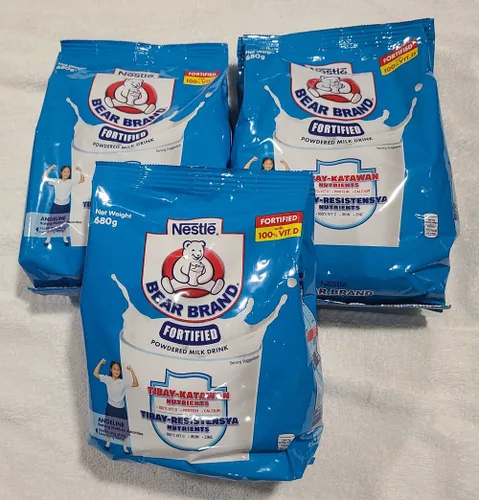 Vista 4 de Bear Brand Leche en polvo fortificada 23.99 oz (paquete múltiple) (3)