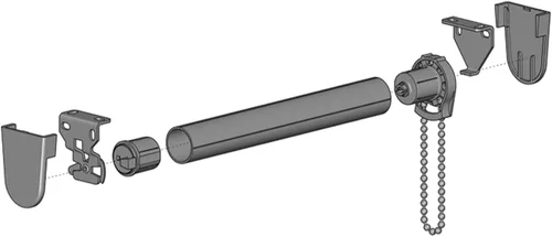 Vista 6 de Rollease Embrague de persiana enrollable (negro, R16)