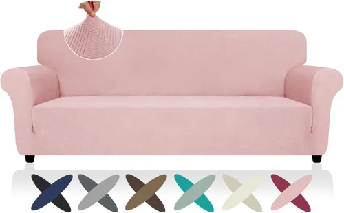 Vista 58 de ZNSAYOTX Funda súper elástica para silla (30"-47"), nuevas fundas de silla a rayas para sala de estar, aptas para perros y mascotas, protector