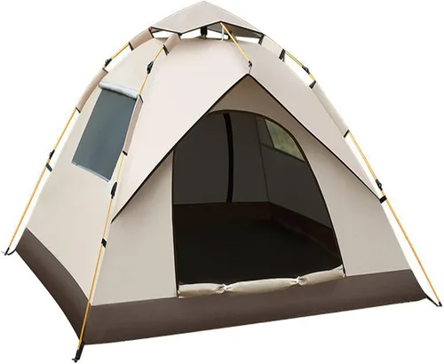 Vista 8 de Generic 2-4 Person Camping Dome Tent, Waterproof Windproof,Portable Tent Bag,Automatic Pop Up Camping Tent with 2 Doors and 2 Mesh