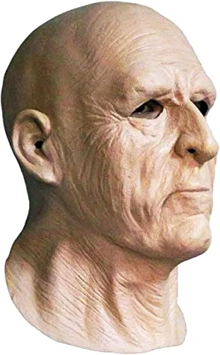 Vista 2 de HENGYUTOYMASK Máscara realista de hombre viejo máscara de látex masculina para Halloween, látex cosplay humano