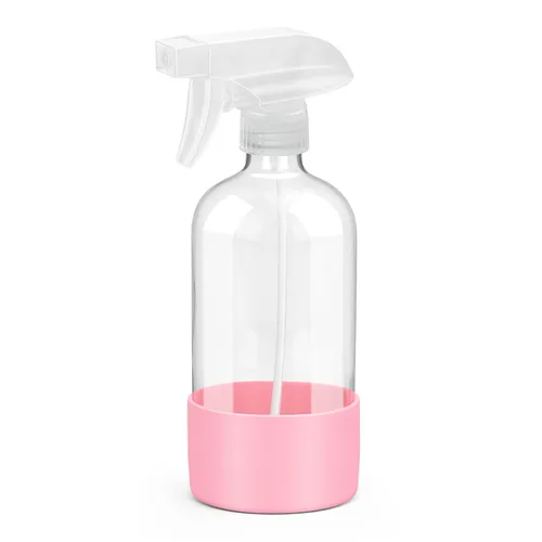 Vista 15 de Rionisor - Botellas de cristal con rociador con protección de manga de silicona, contenedores recargables vacíos de 16 oz, Negro, 1 paquete