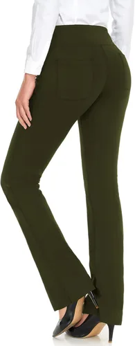 Vista 71 de Safort Pantalones de yoga con entrepierna de 28" 30" 32" 34"más amplios en la parte inferior para botas altas, 4 bolsillos, UPF50+