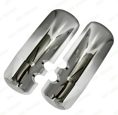 Vista 3 de QSC Truck Parts Performance - Juego de cubiertas de espejo de puerta de espejos cromados LED para Kenworth T680