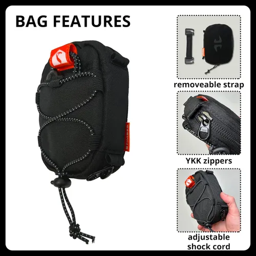 Vista 2 de Bolsa organizadora - Almacenamiento de viaje interior de 0.5L para lápices, cargadores y accesorios
