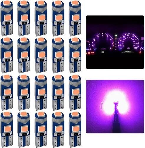 Vista 11 de AUXLIGHT 20 bombillas LED T5 para tablero de instrumentos 3030 chipsets 74 37 27 17 2721 reemplazos para puerta interior cúpula panel