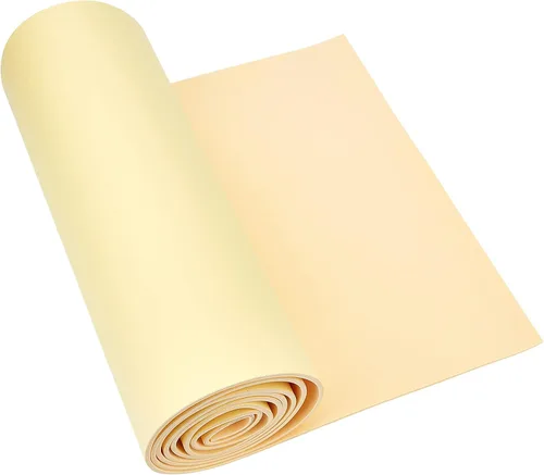 Vista 20 de BENECREAT Rollo de espuma EVA autoadhesivo de 0.039 in de grosor, 78.7 x 11.8 pulgadas, hoja acolchada de espuma negra para proteger muebles