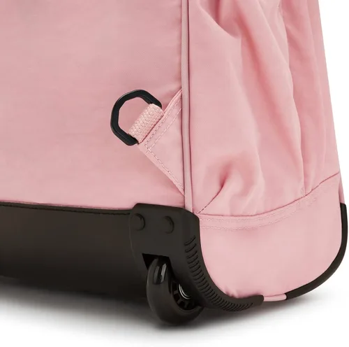 Vista 6 de Kipling Mochila grande con ruedas Gaze para mujer, duradera, con correas de hombro ajustables, bolsa de nailon para libros