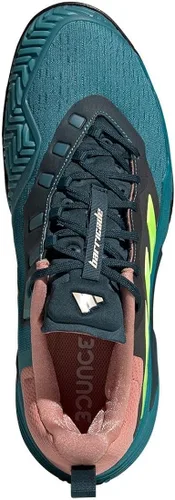Vista 4 de adidas Zapatillas Tenis Barricade Core Arctic Fusion y Blanco para hombre