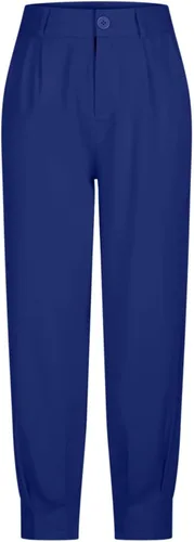 Vista 4 de Mnyycxen Business Pants for Women HighSmocked Comfortable StreetStyle Trousers Fashion 2024 Tapered Pant Sweatpants Pant
