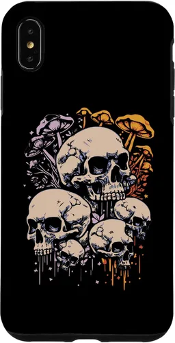 Vista 7 de iPhone 15 Shrooming Skull Fungi Mycology Hunter - Mushrooming Mushroom Case