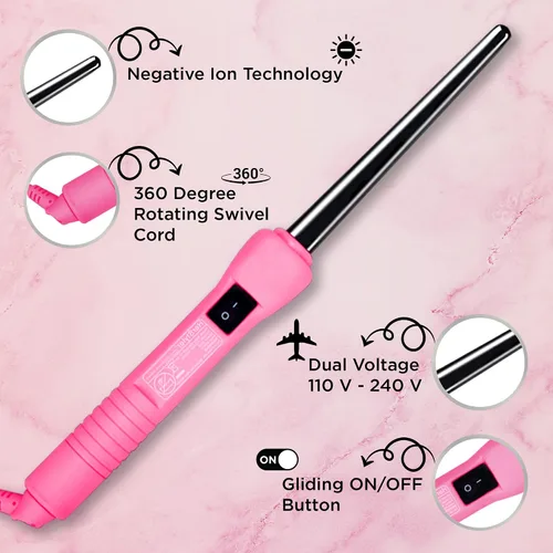 Vista 9 de Rizador de cabello, de Herstyler Baby, Rosado