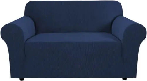 Vista 69 de H.VERSAILTEX Funda elástica para sofá, fundas suaves para muebles de 3 cojines, con tela jacquard gruesa a cuadros con parte inferior elástica, sofá
