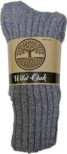 Vista 3 de Wild Oak Marled Crew Wool Ragg Calcetines de lana, varios