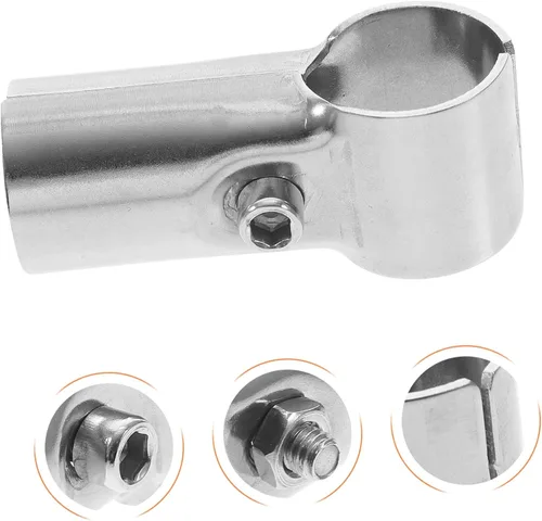 Vista 6 de 4 abrazaderas de valla de cadena, abrazadera de panel, abrazadera de valla de enlace de cadena, accesorios de abrazadera de cadena de tornillo