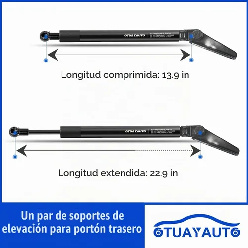 Vista 5 de OTUAYAUTO PM3074LR - Amortiguadores de escotilla trasera de repuesto para Subaru Legacy Outback 2.5i/3.6R/Base/Limited Wagon Set de elevación