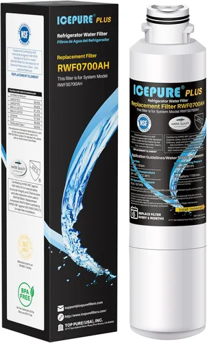 Vista 17 de ICEPURE PRO DA29-00020B NSF401&473&53 Samsung Filtro de agua para refrigerador, repuesto para DA29-00020B-1, DA29-00020A/B, HAF-CIN/EXP