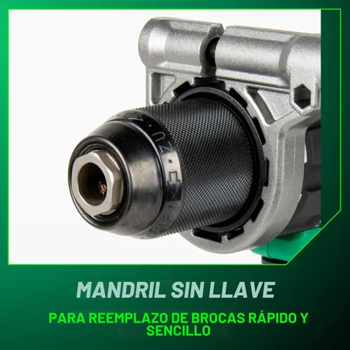 Vista 10 de Metabo HPT Kit de taladro de martillo inalámbrico MultiVolt™ de 36 V sin escobillas de 1/2 pulgada, kit de taladro eléctrico con baterías Metabo
