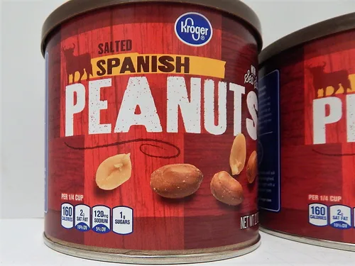Vista 4 de Kroger Cacahuetes Españoles Salados Con Sal Marina (2 Latas)