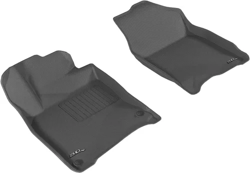 Vista 9 de 3D MAXpider Alfombrilla de ajuste personalizado Kagu (Negro) Compatible con Honda Civic 2016-2021 - Juego completo