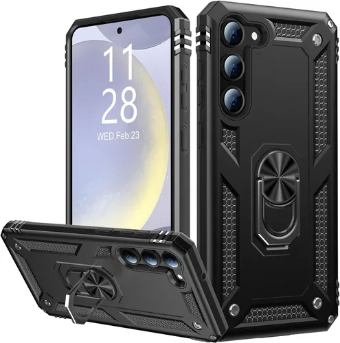 Vista 54 de IKAZZ Funda para Galaxy S21, Grado Militar Resistente a Golpes de Servicio Pesado Cubierta Protectora para Teléfono Pasa Prueba de Caída de 16 pies