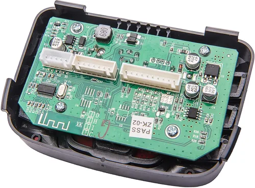Vista 3 de Interruptor de control medio de energía de vehículo eléctrico para niños de 24 V, conexión Bluetooth multifunción, pantalla de música, placa