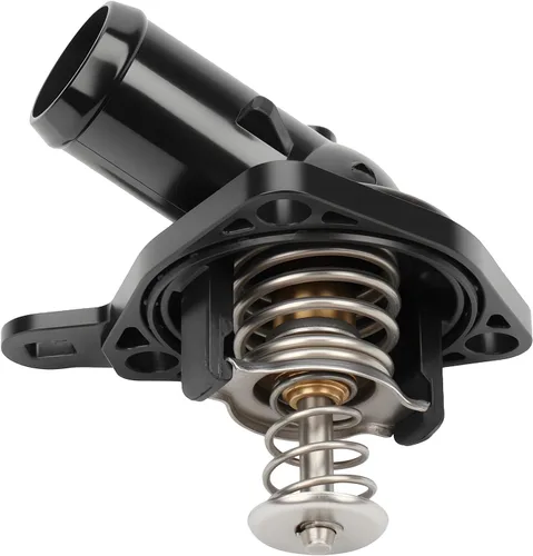Vista 50 de Ensamble de carcasa de termostato IRONTEK con sensor 2L2Z8592AA para Ford Explorer 2002-2010, Explorer Sport Trac 2007-2010, para Mercury