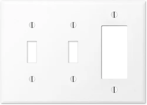 Vista 15 de Placa grande para interruptor de 1 banda, cubierta para caja eléctrica no utilizada, placa de pared en blanco de gran tamaño, placa de pared