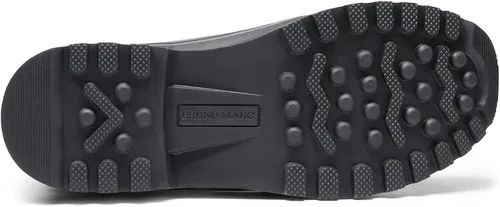 Vista 5 de Bruno Marc Botas de nieve impermeables aisladas para hombre, con forro de piel cálida, botas de invierno para exteriores