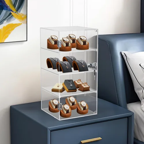 Vista 4 de Choowin - Vitrina acrílica con cerradura y puerta