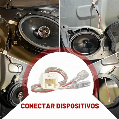 Vista 7 de RED WOLF Adaptador de conector de arnés de cable de altavoz para puerta Toyota 2019-2021 RAV4 Camry Avalon, para Dash Twteer Lexus is CT 2011-2018