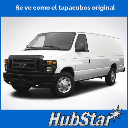 Vista 3 de Reemplazo de tapacubos para Ford Van 1998-2023, cubierta de rueda de 16 pulgadas de calidad premium y resistente (1 pieza)