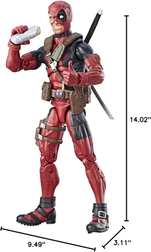 Vista 11 de Figura de acción Marvel Legends Series 12", Deadpool