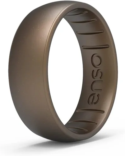 Vista 13 de Enso Rings - Anillo de silicona Classic Elements Fabricado en los Estados Unidos Cómodo, transpirable y seguro