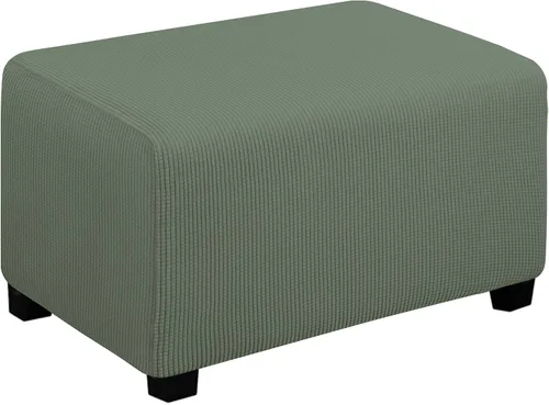 Vista 84 de Easy-Going Funda Elástica para Otomana Taburete de Almacenamiento Plegable Protector de Muebles Funda Rectangular Suave con Parte Inferior Elástica