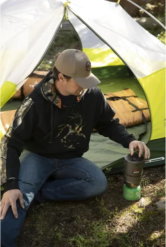 Vista 4 de Legendary Whitetails - Sudadera con capucha para hombre con detalles de camuflaje