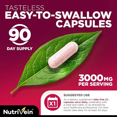 Vista 7 de Nutrivein Suplemento de glutatión liposomal premium y cápsulas de cereza ácida: suplemento liposomal de glutatión de alta absorción y cápsulas