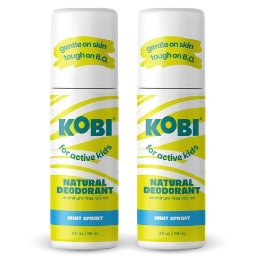 Vista 10 de Kobi Desodorante para niños activos, adolescentes, niñas, niños, natural, sin aluminio, fuerza deportiva - Cherry Kick