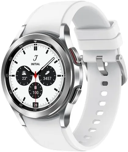 Vista 9 de SAMSUNG Galaxy Watch 4 Classic 46mm - Reloj inteligente con monitor y rastreador de ECG para salud, fitness, correr, ciclos de sueño, detección