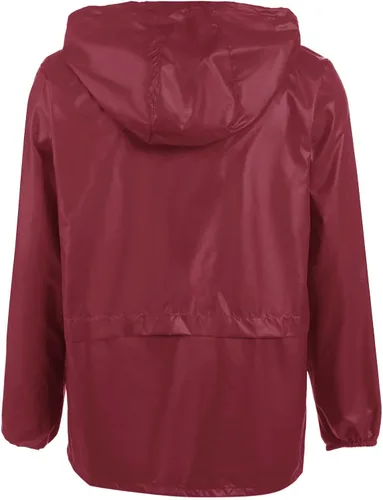 Vista 3 de COOFANDY Chaqueta impermeable plegable para hombre impermeable con capucha ligera clásica para ciclismo