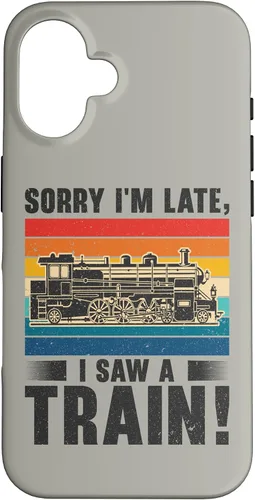 Vista 31 de Funda para iPhone 13 Pro Max Train Railroad Locomotora de tren de vapor para motor Trainspotting