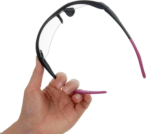 Vista 5 de Anteojos de seguridad transparentes para hombres y mujeres, resistentes a los arañazos, ANSI Z87, 100% protección UV, protección ocular antivaho