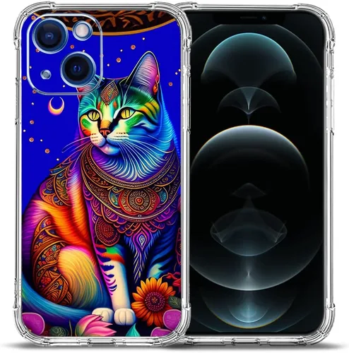 Vista 30 de Funda para iPhone 12, diseño de mariposas azules, rosas, protección contra caídas, a prueba de golpes, TPU de cuerpo completo, resistente a