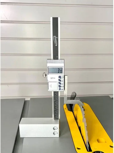 Vista 7 de iGaging Medidor de altura electrónico digital con base magnética, 6 pulgadas